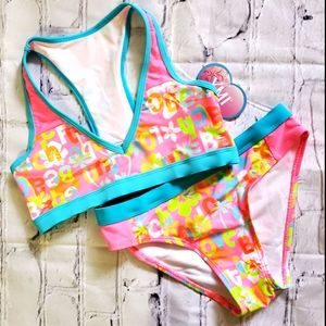 New 😀 YMI bikini swimwear Girls Size 7/8 NWT